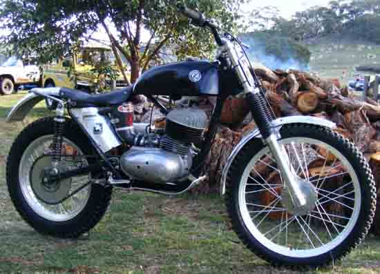vintage trials motorcycle parts